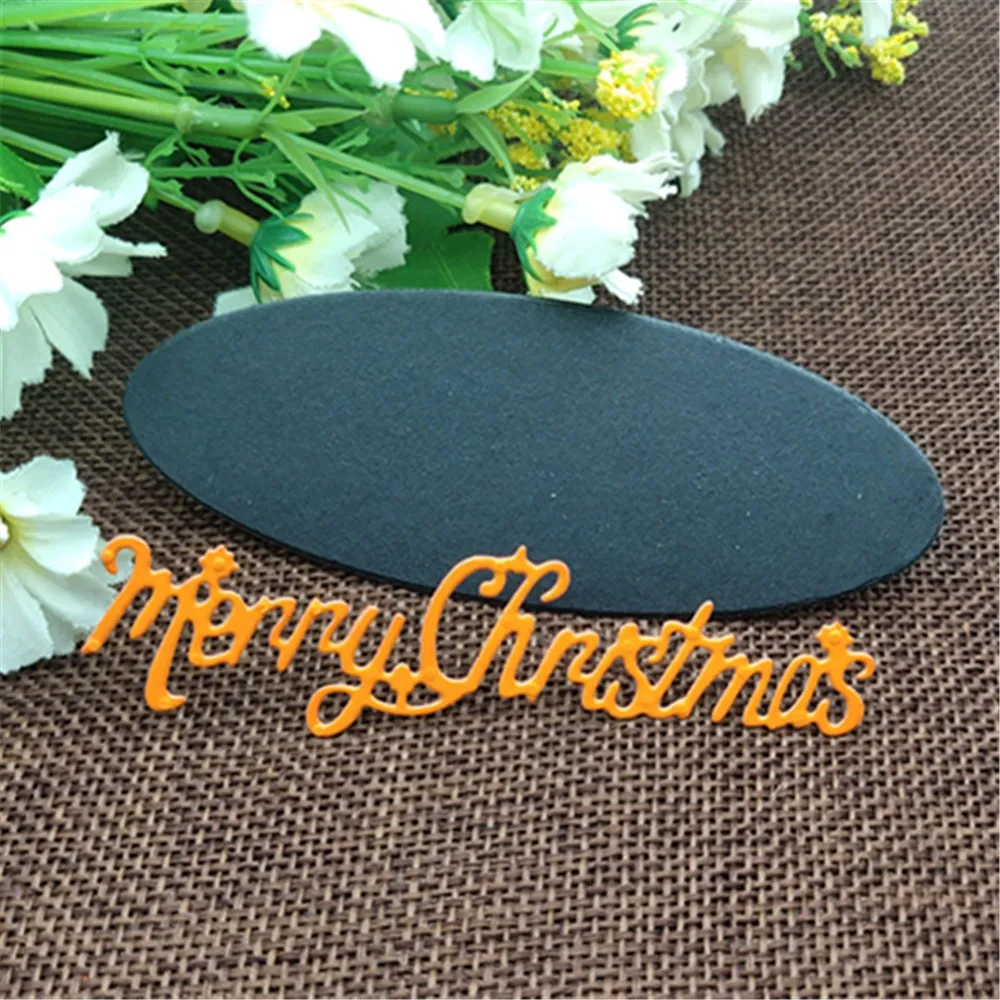 Merry Christmas Metal Cutting die keychain shaker Heart Paper Key Chain Scrapbook Paper Craft Card Punch Art Knife Cutter