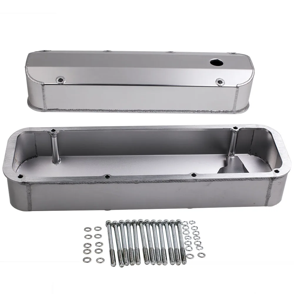 Aluminum Valve Covers Stain Finish for Ford V8 BBF 429 460 Engines Big Block BBC