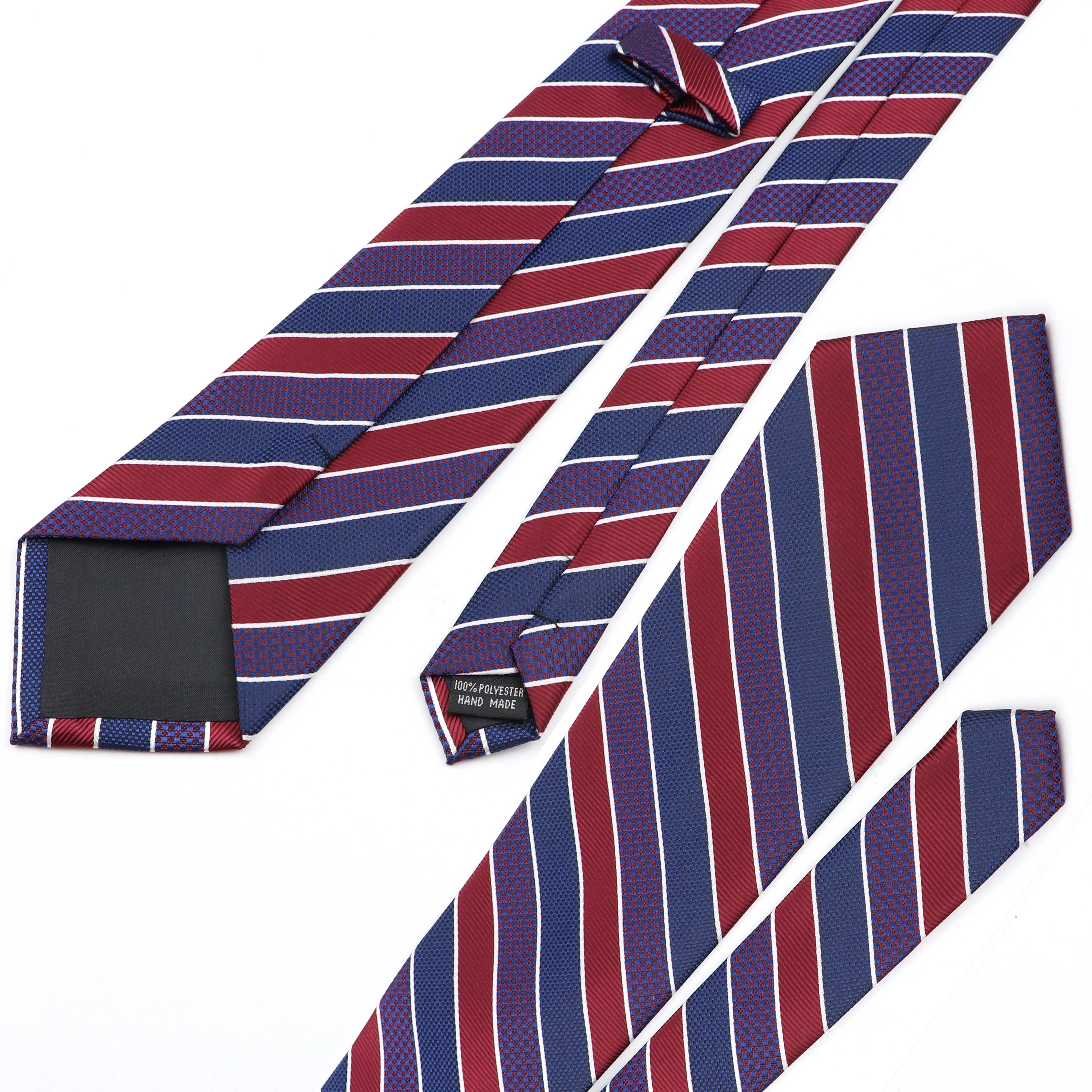 8cm New Men\'s Classic Neck Ties Casual Striped Plaid Suits Tie Gravatas Red Blue Black Mens Neckties For Business Wedding Gift