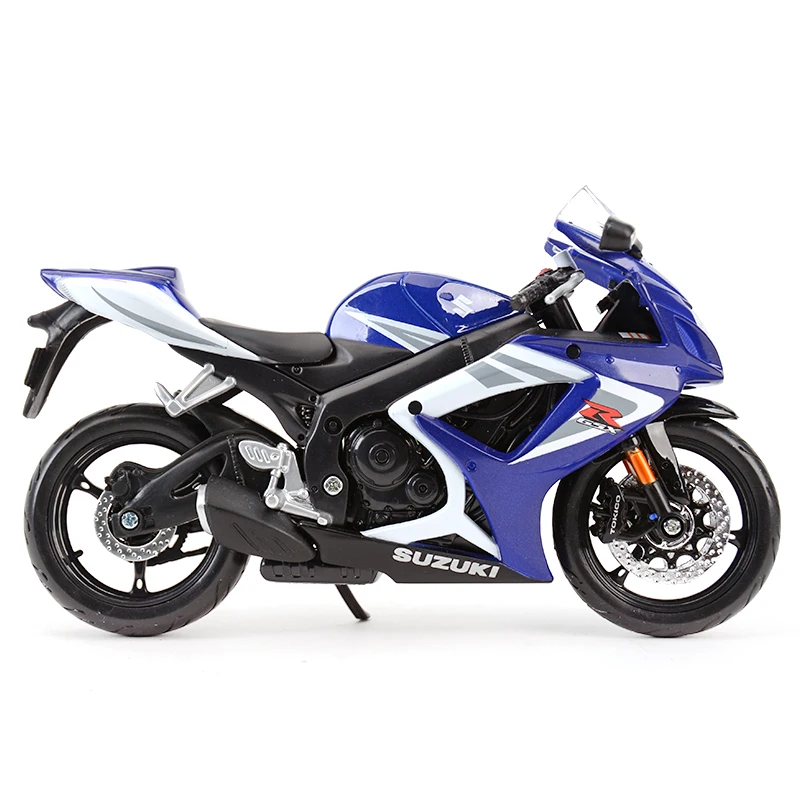 Maisto tỉ lệ 1:12 SUZUKI GSX-R750 Đúc Xe Tập Thể Sở Thích Xe Máy Đồ Chơi Mô Hình