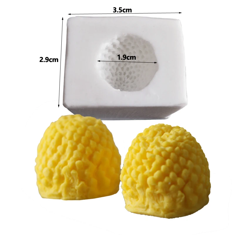 NEW Flower Stamen Heart Silicone Mold Fondant Cake Decorating Tools Chocolate Gumpaste Molds, Sugar Clay Flower Moulds M2456