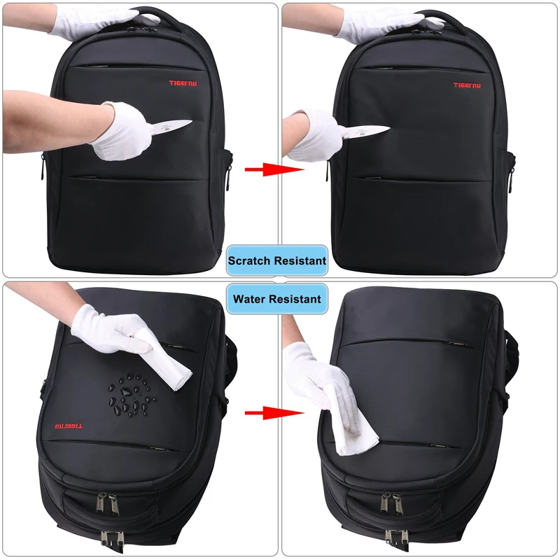 Mochila antirrobo con garantía de por vida, bolso de gran capacidad, mochila para ordenador portátil de 15,6, 17 y 19 pulgadas, mochila de viaje para hombre, bolso para mujer