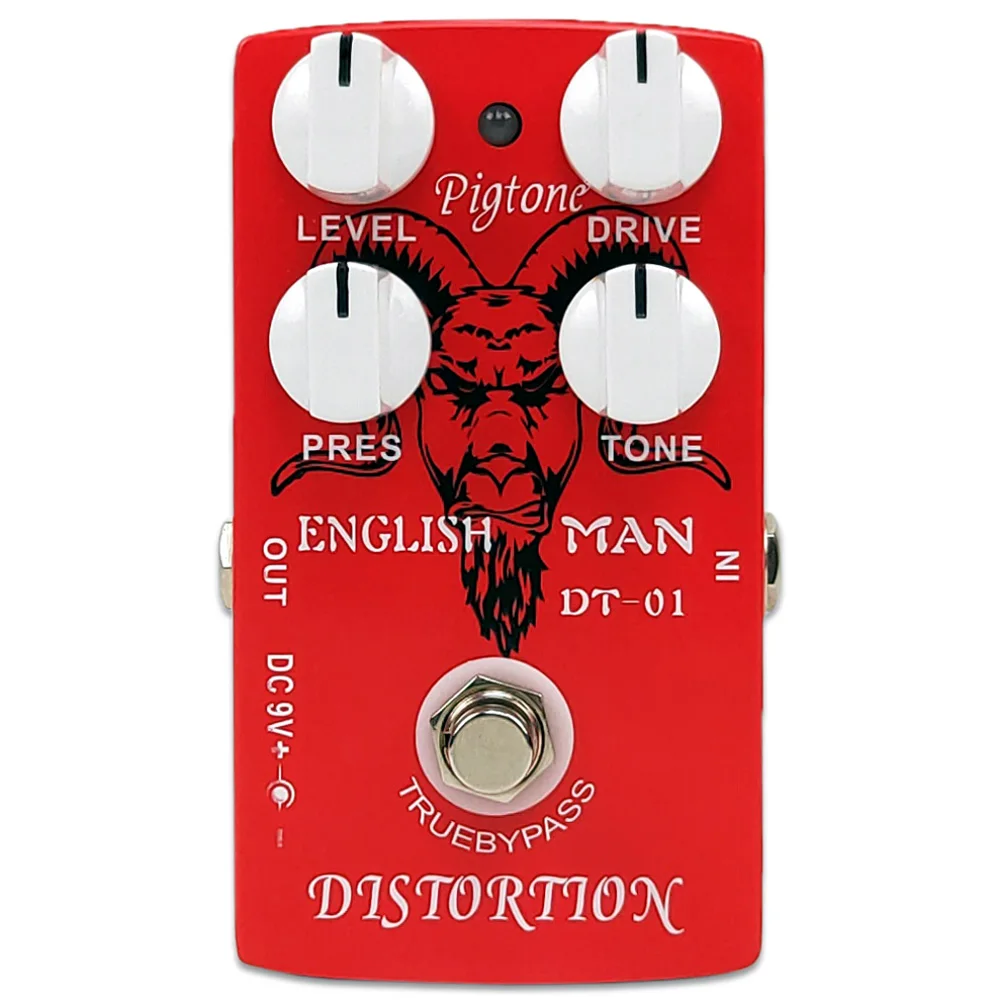 

Pigtone PP-24 классическое искажение Электрогитары аксессуары Запчасти педаль эффектов