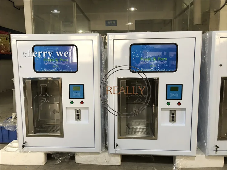 Pure RO drinking water vending window  Purified Water Purification Vending alkaline water  drinking water sales window