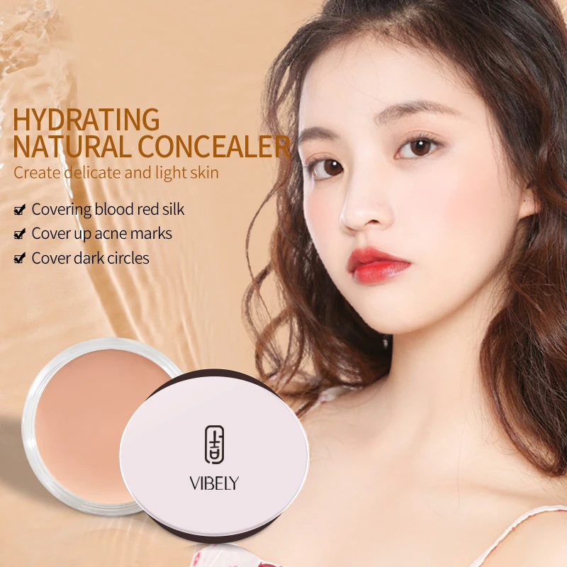 Professional Concealer Foundation Cream Makeup Base Full Coverage Freckles Cover Spots Acne Dark Circles Facial Make up longlast