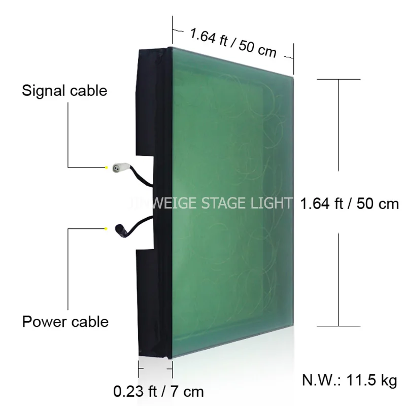 Programmable Twinkle Infinity Mirror 3D LED Dance Floor Toughened Glass Led Dance Panel For Wedding Disco Party Bar