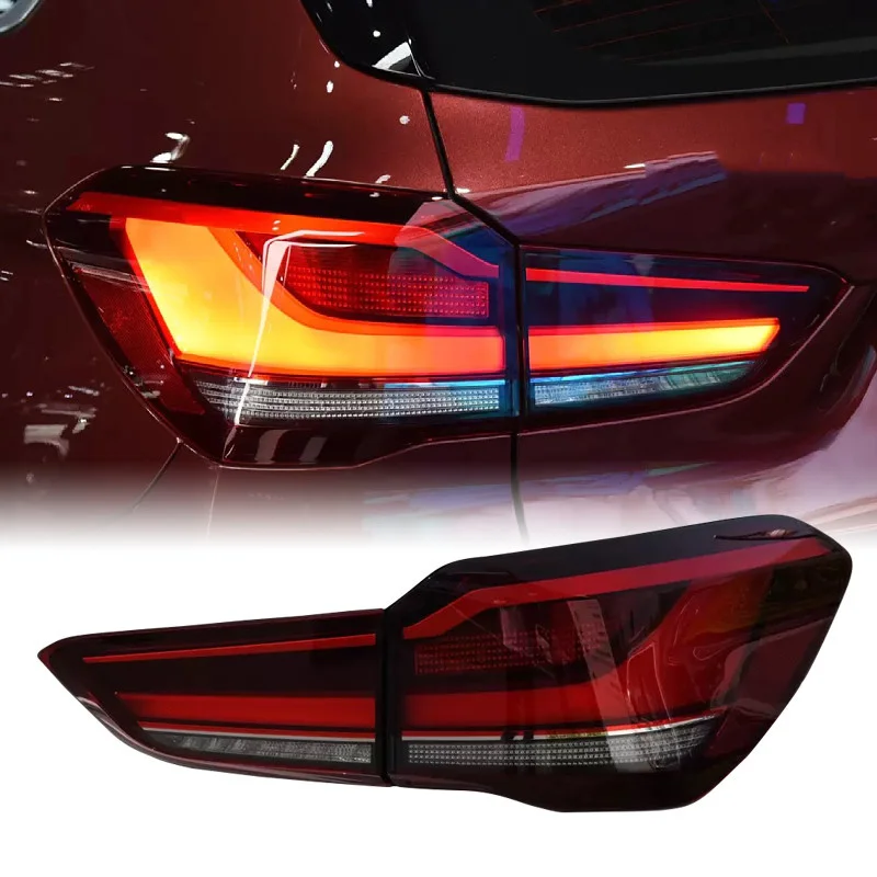 eOsuns Led rear bumper light brake lights turn signals tail lamp assembly for BMW X1 F49 F48