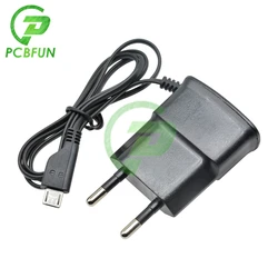 AC 5V 0.7A Micro USB EU Plug Home Wall Charger Cable Wire Adapter Charger Power Supply Home Travel Use for Mobile Phone Office