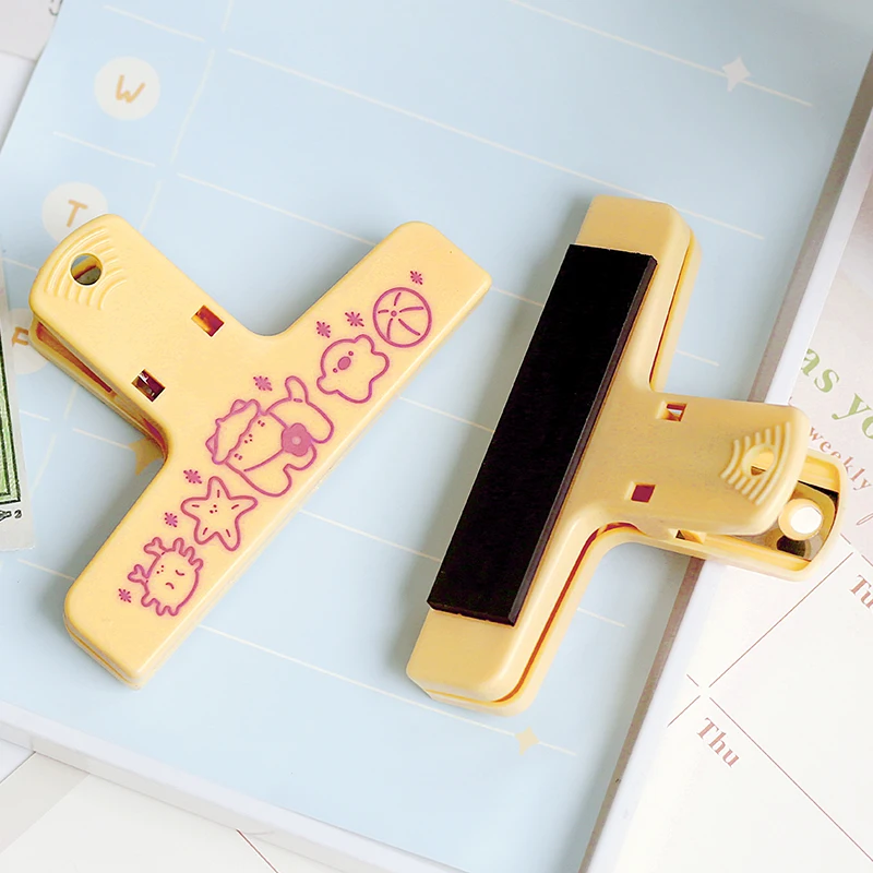 Leuke Bill Map Multifunctionele Magnetische Map Ins Plastic Map Map Koelkast Sticker Bestand Hand Rekening Map Clip