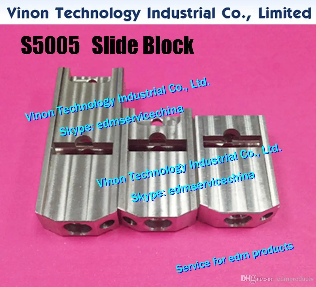 

L=65MM S5005 Slide Block 90-1 type 3082521, edm Holder for power feed contact for Sodic k AQ325L,AQ535L,AQ360 3087882 wire cut