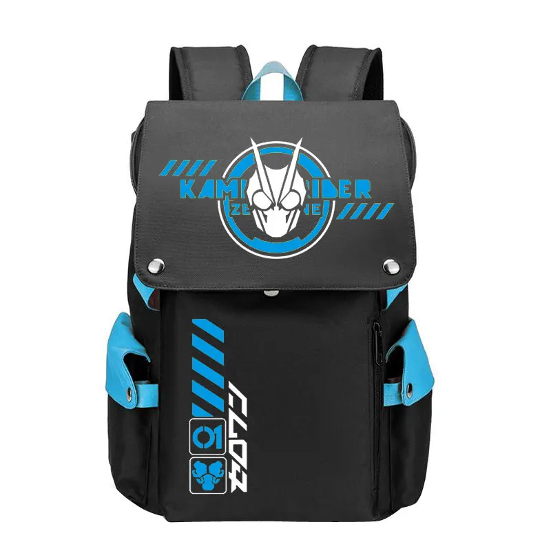 Masked Rider/Kamen Rider Anime School Backpacks Large Flag School Bags Oxford Travel Bagpack Boys Rugzak Laptop Back Pack