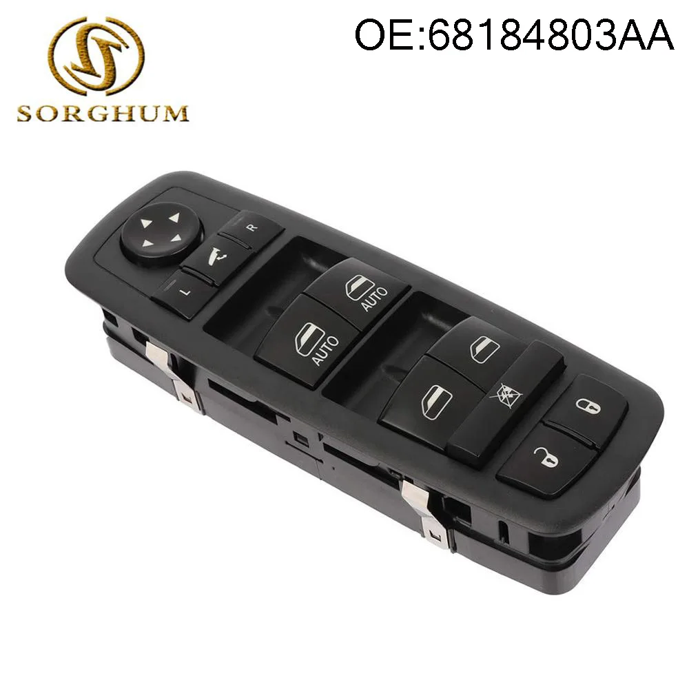 Window Switch Master Control 68184803AA 68271208AB 68184803AC fits for 14 15 JEEP GRAND CHEROKEE 4D SUV