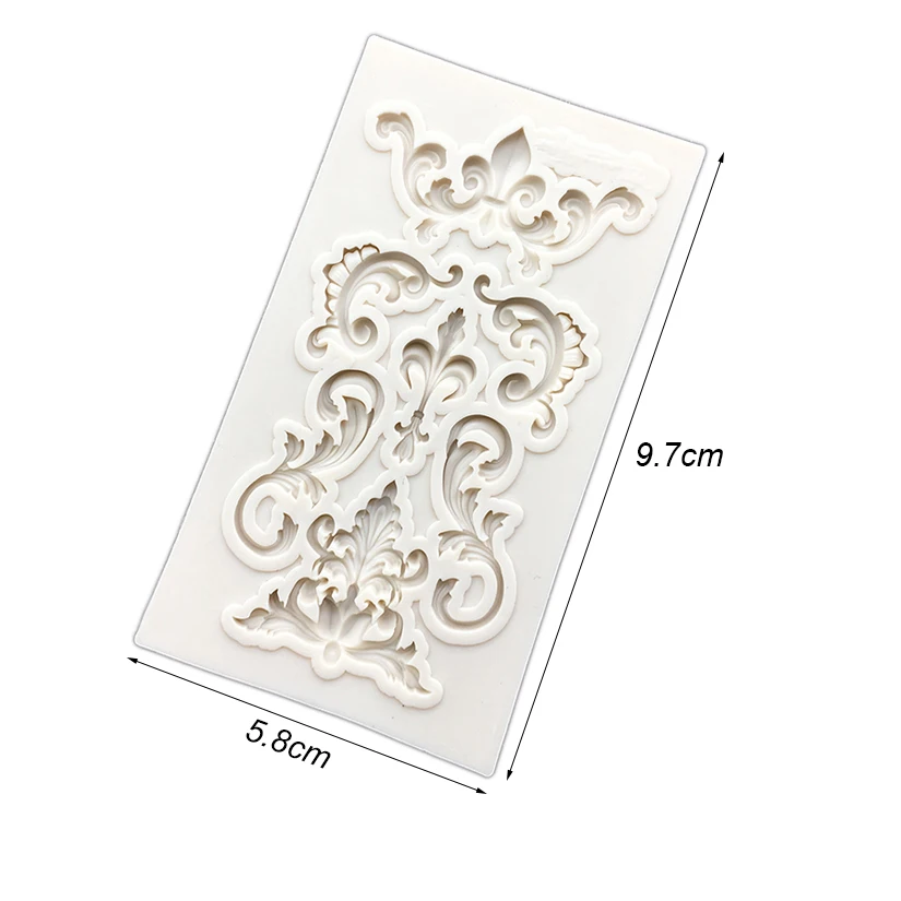 Decorative Pattern Silicone Sugarcraft Mold Resin Tools Cupcake Fondant Cake Decorating Tools image 5