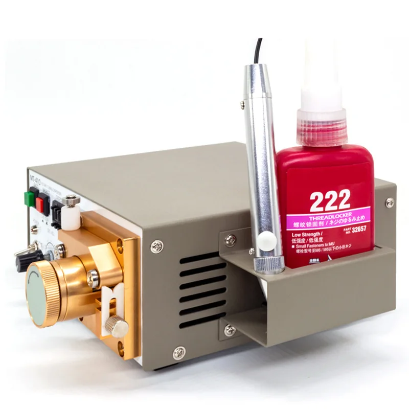 MT-410 Dispenser Lem Peristaltik Asli Otomatis Solder Pasta Pengeluaran Mesin Cairan Fluks Pipet untuk 502 Instan Cepat Kering