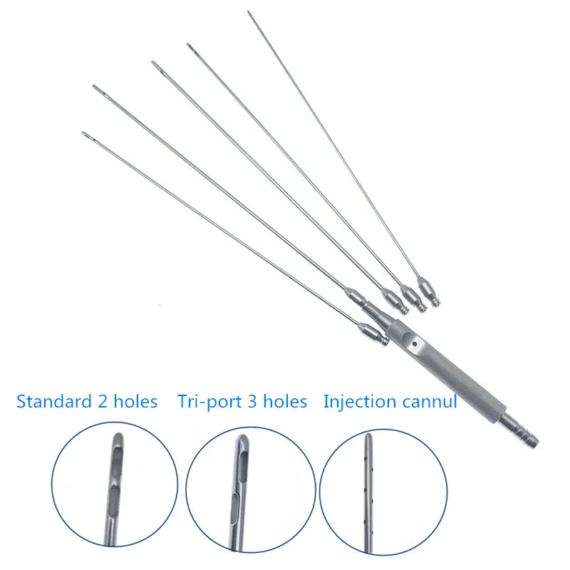 

Fat Aspiration Cannulas Liposuction Cannula Liposuction Tools Equipment Stainless Steel Fat Transfer Needle