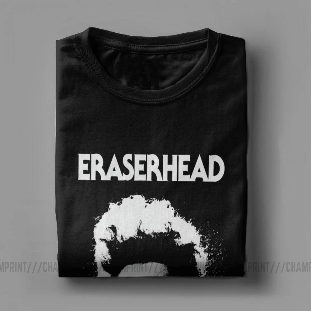 Eraserhead T-Shirts for Men Horror David Lynch Novelty 100% Cotton Tee Round Collar Short Sleeve T Shirt Gift Idea Clothing