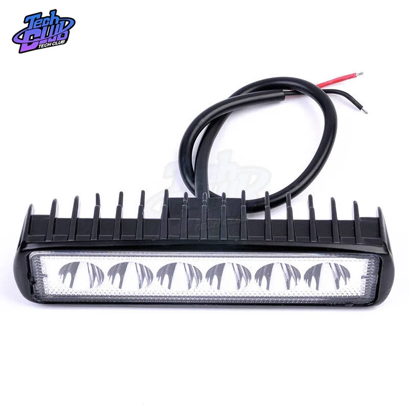 New 6 inch 18W 6 LED Offroad Car Work Light Spotlight 12V 6*3W Flood Beam Daytime Running Light For Jeep 4x4 ATV 4WD SUV Car