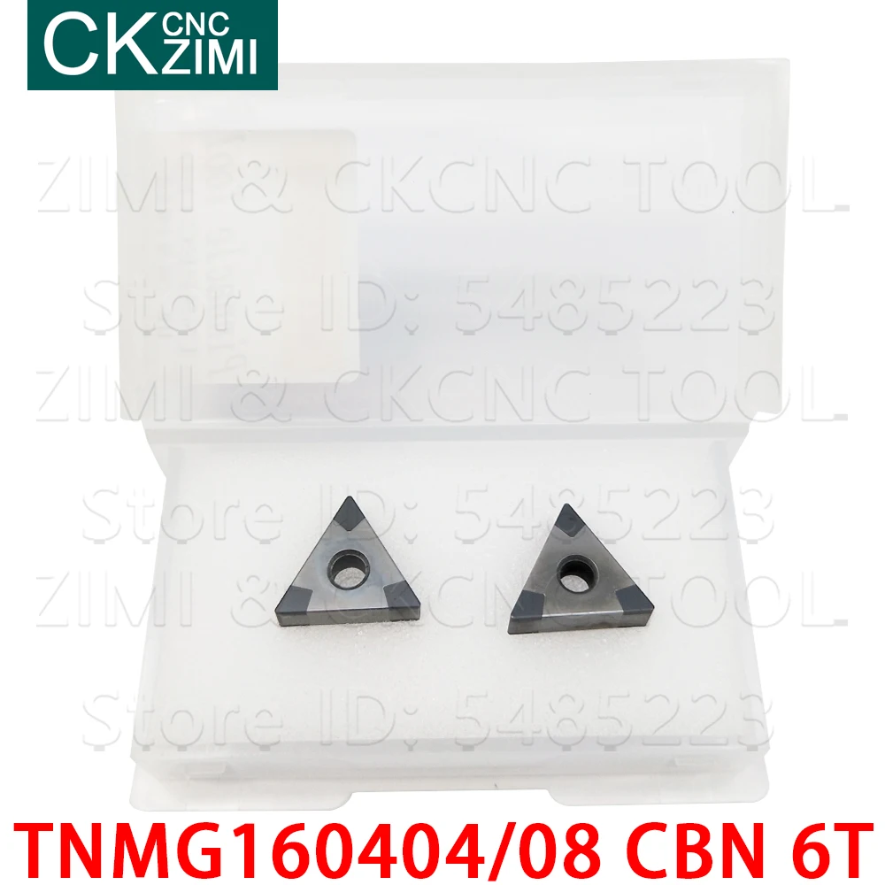 TNMG160404 CBN TNMG160408 CBN 6Tโบรอนไนไตรด์เปลี่ยนแทรกคาร์ไบด์ตัดเครื่องมือCNCเครื่องกลึงโลหะเครื่องกลึงโลหะเครื่องมือTNMG 1604สำหรับเหล็ก