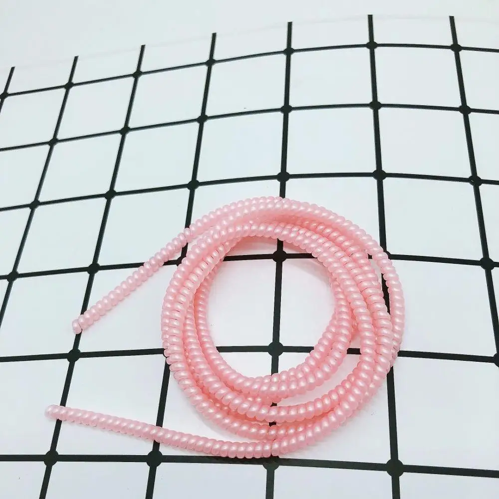 Neue helle Farben 1,5 m TPU Spirale USB-Ladegerät Kabel Kabels chutz Kabel wickler für iPhone 5 6 7 8 x Datenleitung Kabels chutz