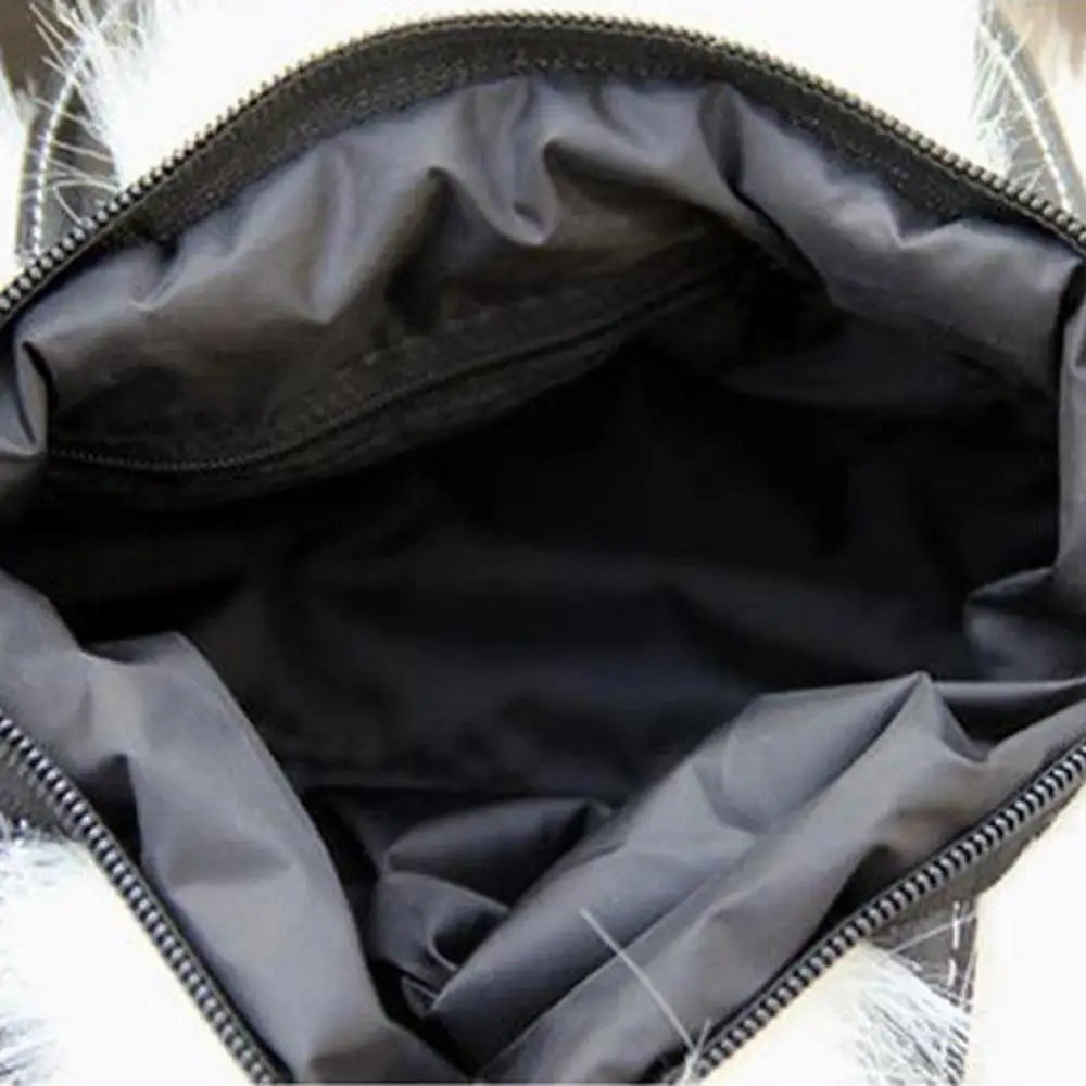 Borsa di promenade del partito di sera del sacchetto del Crossbody delle donne della borsa lunga soffice peluche di lusso