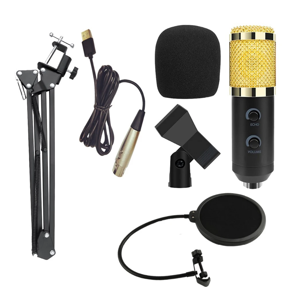 BM800/BM900 Professional Capacitive Microphone withj Anti-Spray Net Wired Mic Kits for youtobe Studio Stages TV Station