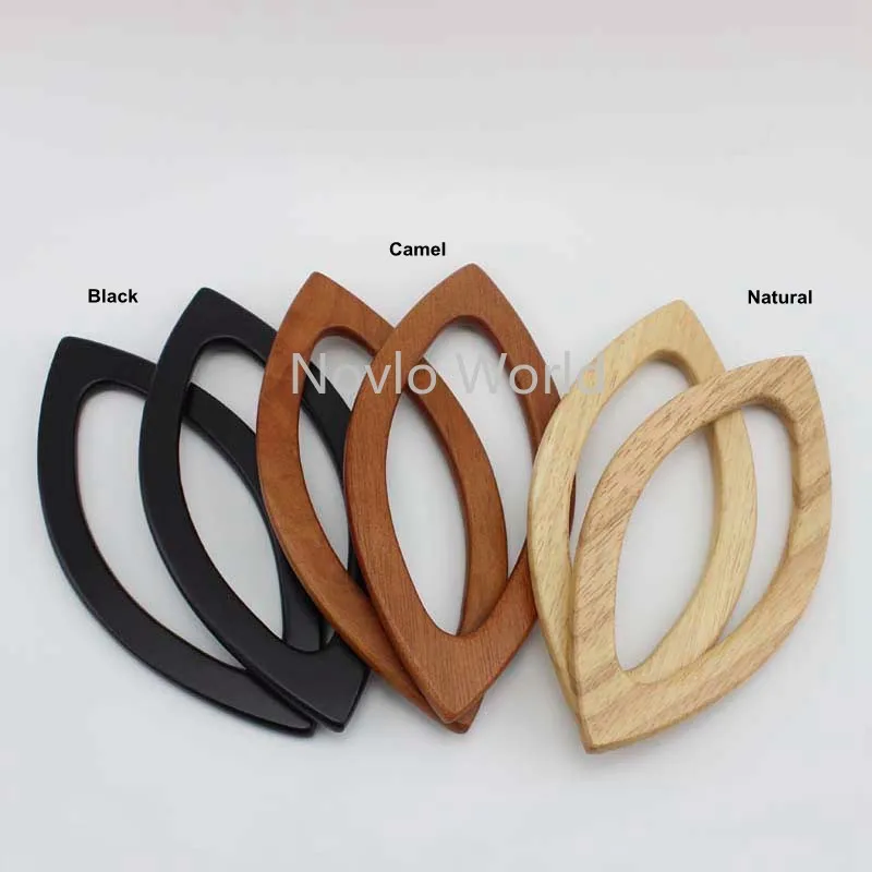 2-10-30pcs High quality Sewing Wooden Purse Frame Eyeball Handle DIY Handbag Accessories Handles Wholesale Handle