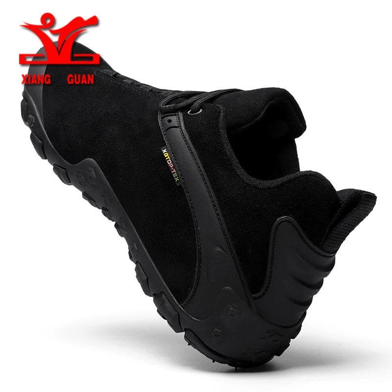 XIANGGUAN 2021 Hiking Shoes Men Slip Resistant Waterproof Hiking Sneaker Men High Quality Anti Fur Sports Sneakers Men Size36-45