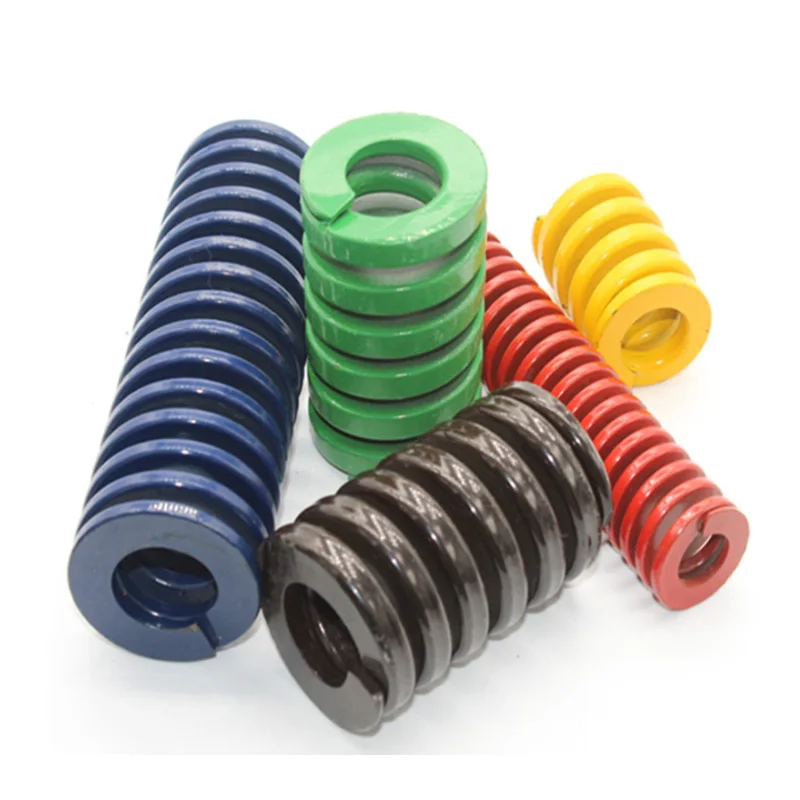 Troquel de compresión para estampado en espiral, 1/2/3 unidades, Primavera, amarillo, azul, rojo, verde, marrón, OD18mm, ID9mm, L20-150mm