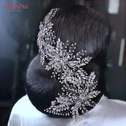YouLaPan Stylish Bridal Crown Princess Tiara Hair Accessories Headband for Bridal Headwear Wedding Tiara HP409