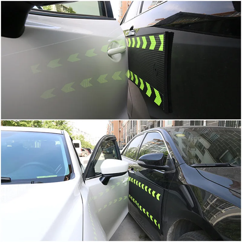 Auto Body Verlengen Verbreden Anti-Kras Strip Reflecterende Magnetische Stickers Deur Kant Edge Guard Rubber Protector Pad Voor Alle modellen