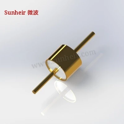 Microwave radio frequency glass insulators glass pin RF insulators hermetically sealed Kovar LC connector