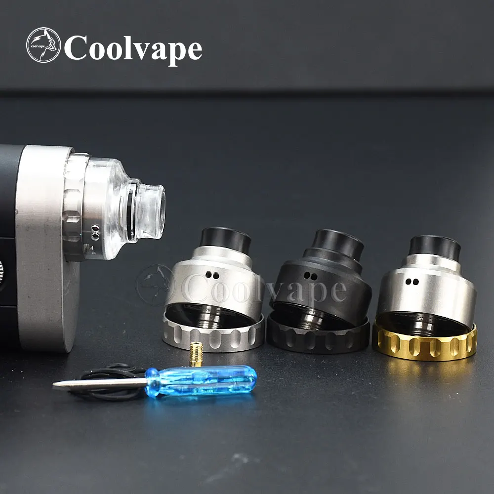 

Wolfcoolvape armor s rda кольцо Aston 22 RDA атомайзер bellcape pei pc Замена bellcap 510 MTL дрип-тип PEI тепловые аксессуары