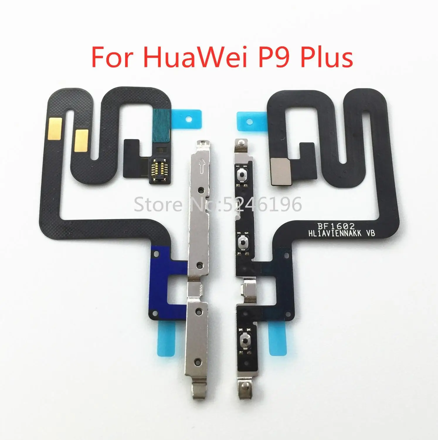 1pcs Power On / Off key Mute Volume Button Ribbon Flex Cable For Huawei P9 P9 Plus Mini P9 Lite 2017 Replace Part