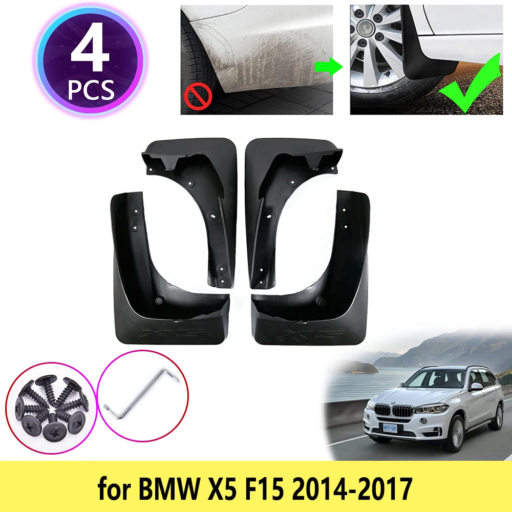 

for BMW X5 F15 2014 2015 2016 2017 Mudguards Mudflap Fender Front Rear Mud Flaps Splash Guards Wheel Universal Car Accessories