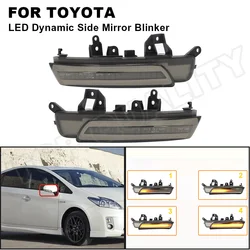 Side Mirror LED Dynamic Turn Signal Light Sequential Blinker For Toyota Prius III Hatchback 2009- Prius Plus Camry VI Verso S iQ