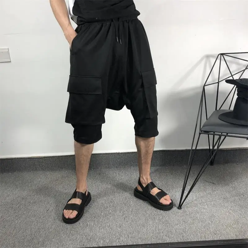 Men's Beat Pants Summer New Three-Dimensional Pocket Work Style Vitality Youth Leisure Loose Oversized Pants