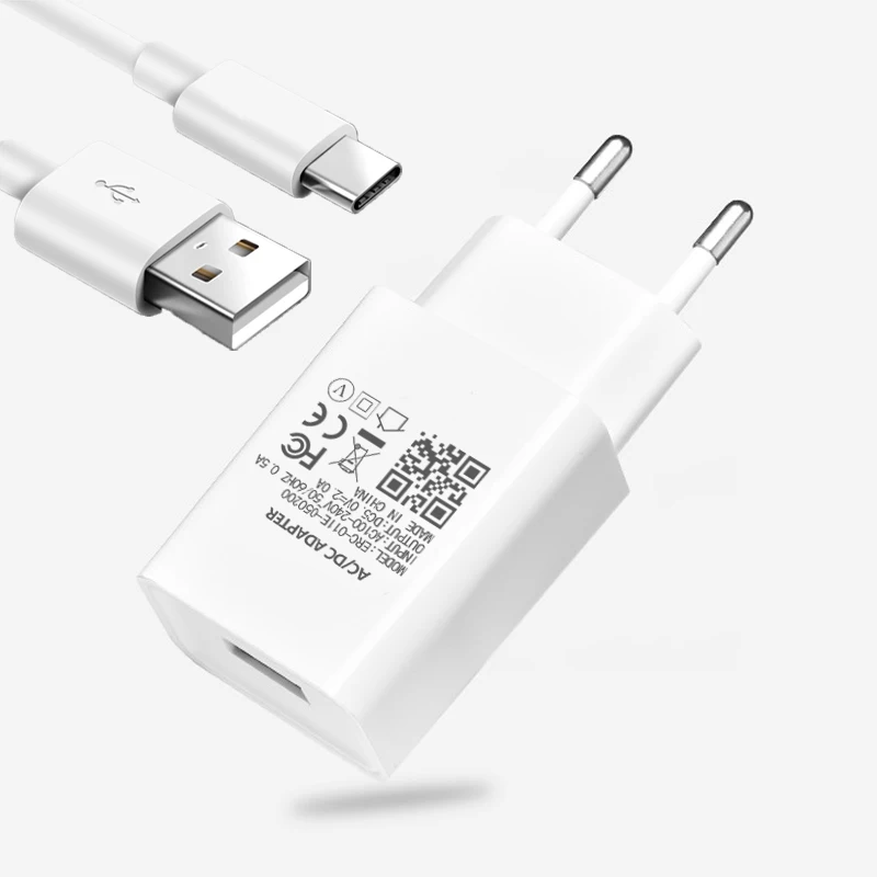 USB Charger For Samsung Galaxy A12 A02S A42 M51 M31 S S10 S9 S8 Plus Note 8 9 10 Phone Charger Wall Adapter Type-c USB Cable