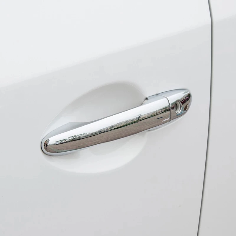 

For Mazda 2 Demio DL Sedan DJ Hatchback 2015 2016 2017 ABS Chrome Car door protector Handle Decoration Cover Trim 8pcs