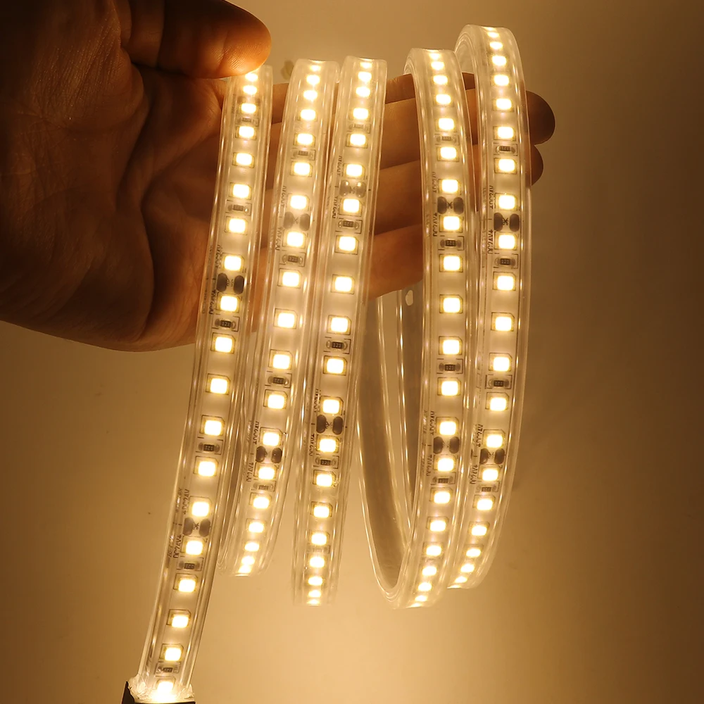 SMD 2835 12V 24V Led Strip Light 120Led/m elastyczna taśma oświetleniowa Led Ribbob dekoracja domu 50CM 1m 2m 3m 4m 5m 6m 7m 8m 9m 10m