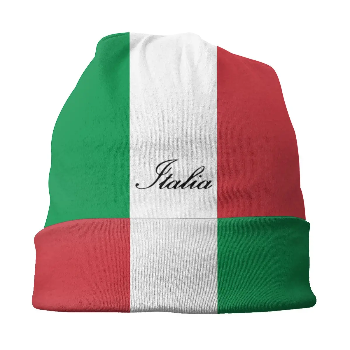 Italian Flag Of Italy Italia Caps Hip Hop Street Skullies Beanies Hat Men Women Male Spring Warm Head Wrap Bonnet Knit Hat