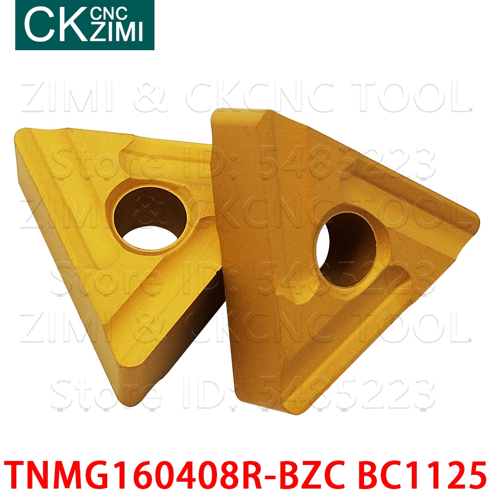 TNMG160408R-BZC BC1125 TNMG 160408 R твердосплавные сверлильные вставки токарные вставки инструменты Токарный станок с ЧПУ Режущий инструмент TNMG для стали