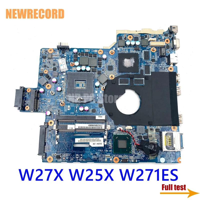 

For Clevo W27X W25X W271ES W211ESMB Laptop Motherboard 6-71-W25S0-D02 W251ESMB-0D Main Board Full Test