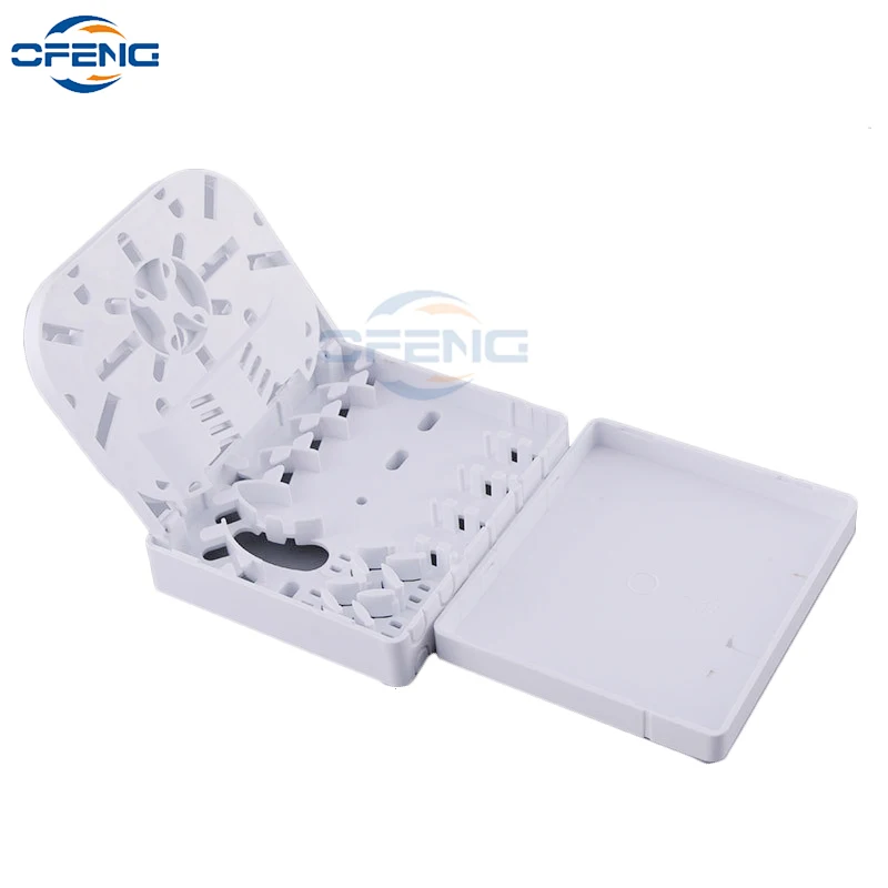 

4 port Fiber Optic Termination Protection box Junction box panel Wall Mount Terminal panel fiber box FTTH desk box ABS material