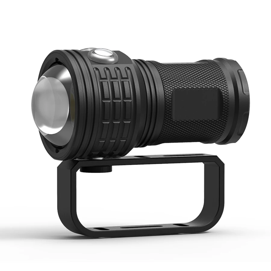 Imagem -02 - Nova Lanterna de Mergulho 11000lumens Cob Alta Brilhante Led Tocha Subaquática 80m à Prova Impermeável Água Luz Câmera Vídeo Tático Linternas