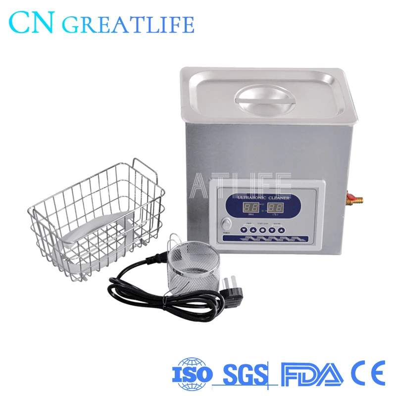 Food Grade 304 Stainless Steel 5l Digital Ultrasonic Tooth Jewelry Cleaner Other Dental Ultrasonic Cleaners Machine