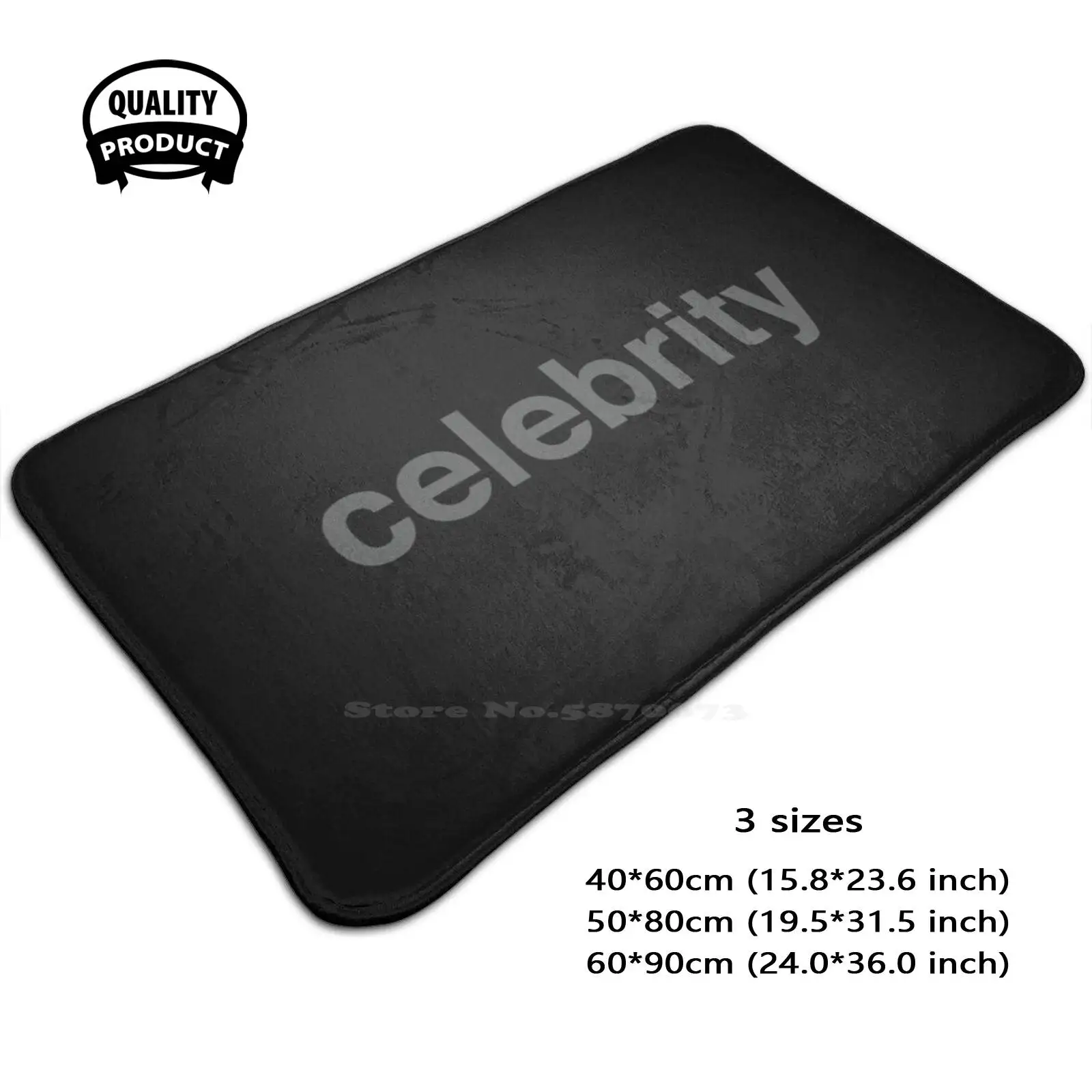 Celebrity Soft Cushion Home Carpet Door Mat Car Rug Celebrity Singer Beatboxer Fame Famous Musician Rap Band Profession