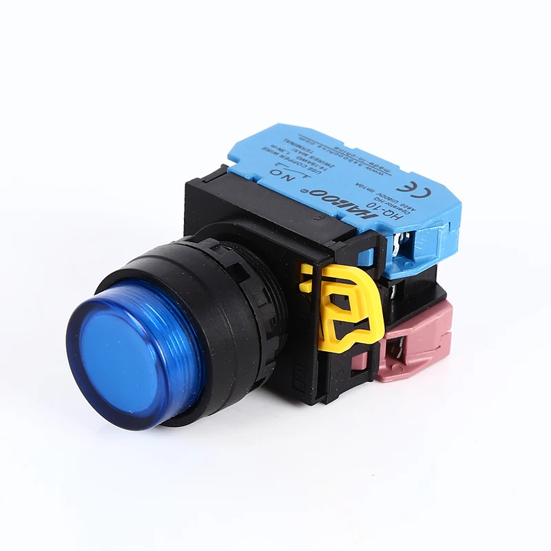 22mm IDEC Similar LED Push Button Switch High Head Illuminated Momentary or Latching Waterproof IP65