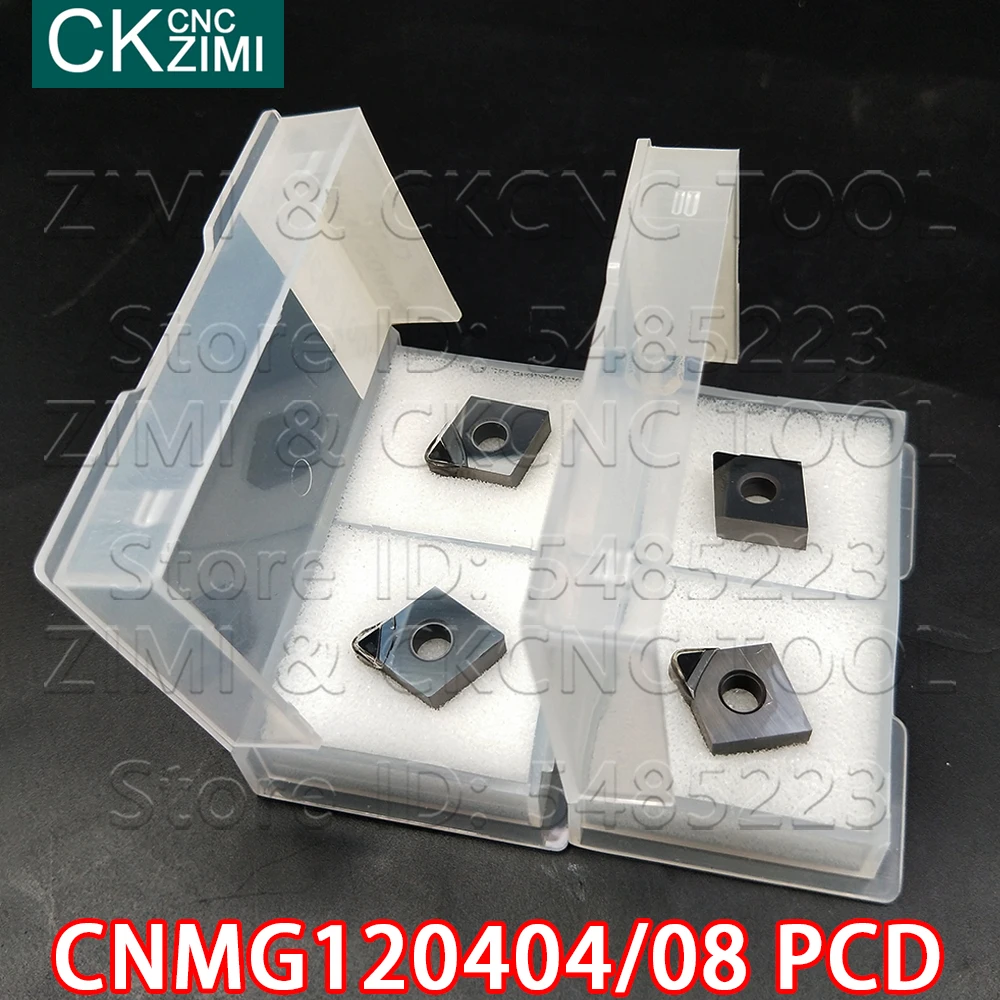 CNMG120404 PCD CNMG120408 PCD PCD ، شفرة ماسية ، أدوات تحول خارجية ، أدوات خراطة ، إدراج CNMG للنحاس والألمنيوم