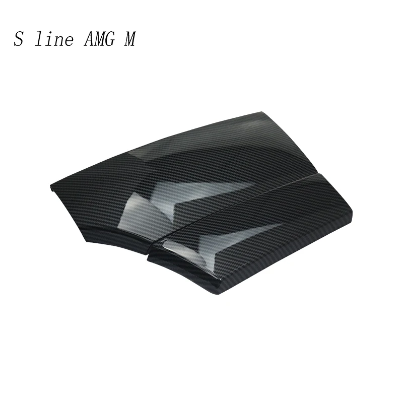 Car styling For BMW 5 Series E60 Carbon fiber Center Console Stowing Tidying Armrest box protect stickers cover Trim Accessories