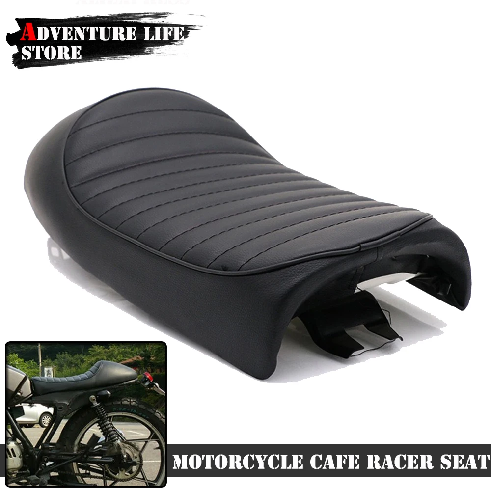 

Motorcycle Universal Scrambler Vintage Hump Saddle Seat For Honda CG125 CB350 CB400 CB500 CB750 SR400 XJ XS Cafe Race Retro Seat